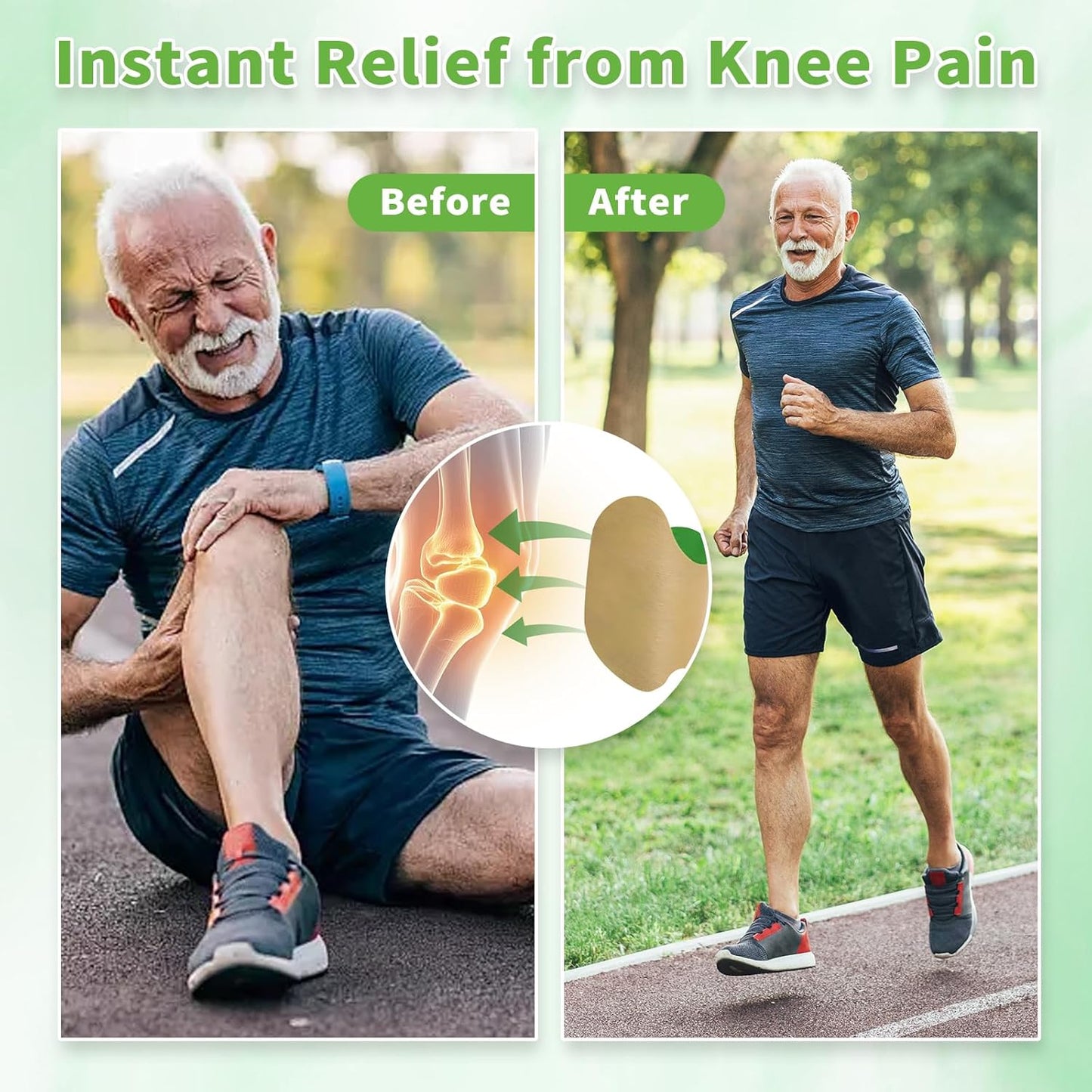 OrthoCare™ Knee Pain Patch | Long-Lasting Warming Relief for Up to 8–12 Hours